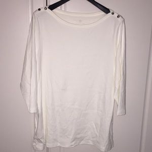 Three quarter length sleeve tunic